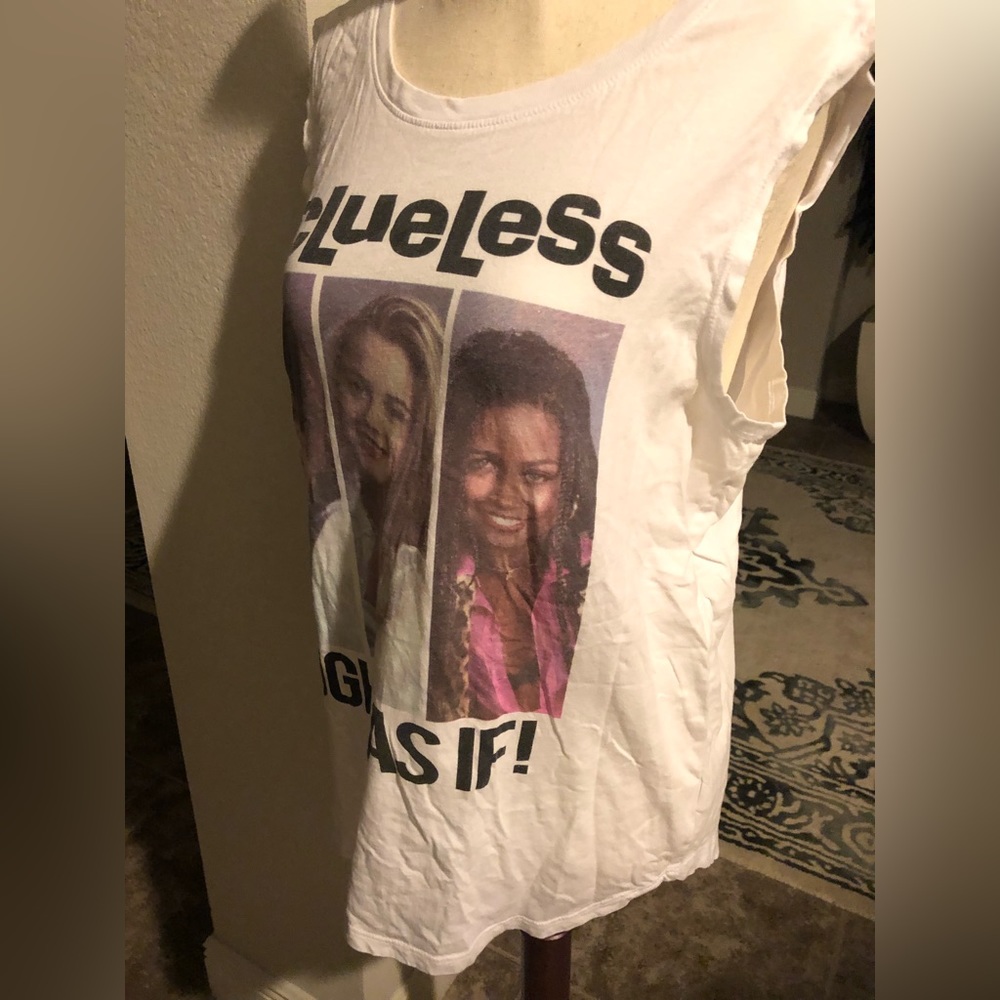 Clueless Ugh As If! muscle tank top